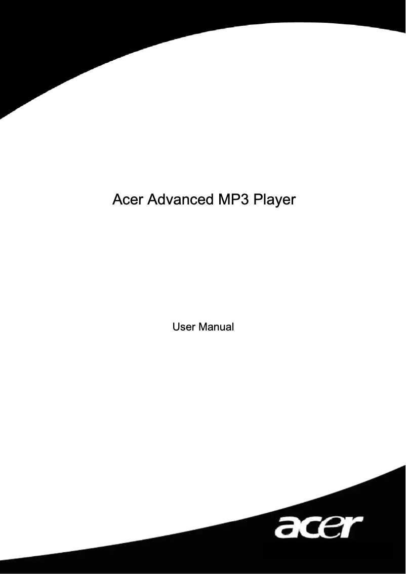 Page 1 de la notice Manuel utilisateur Acer Advanced