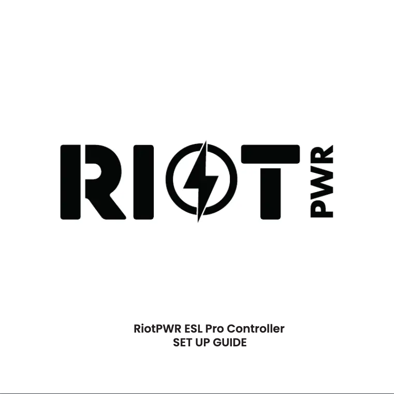 Page 1 de la notice Manuel utilisateur RiotPWR RP1950X