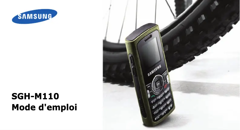 Page 1 de la notice Manuel utilisateur Samsung SGH-M110