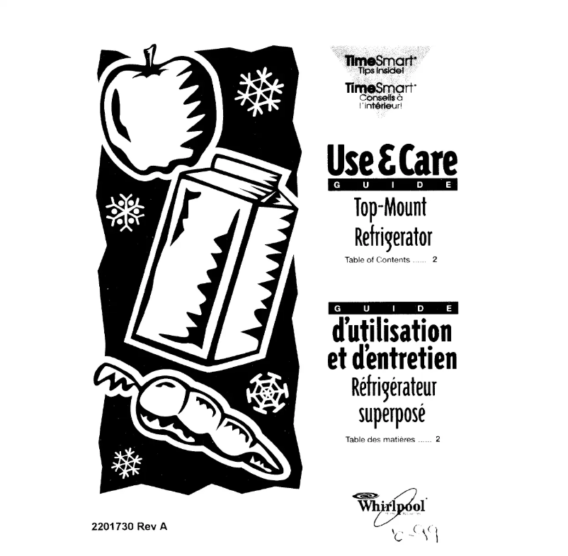 Página 1 del manual Manual de usuario Whirlpool ET16JKXHW00