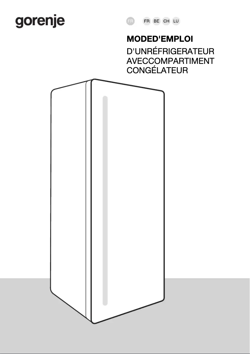 Página 1 del manual Manual de usuario Gorenje OBRB615DR
