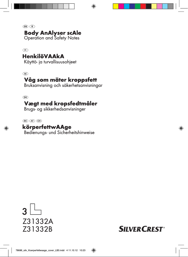 Página 1 del manual Manual de usuario SilverCrest Z31332A