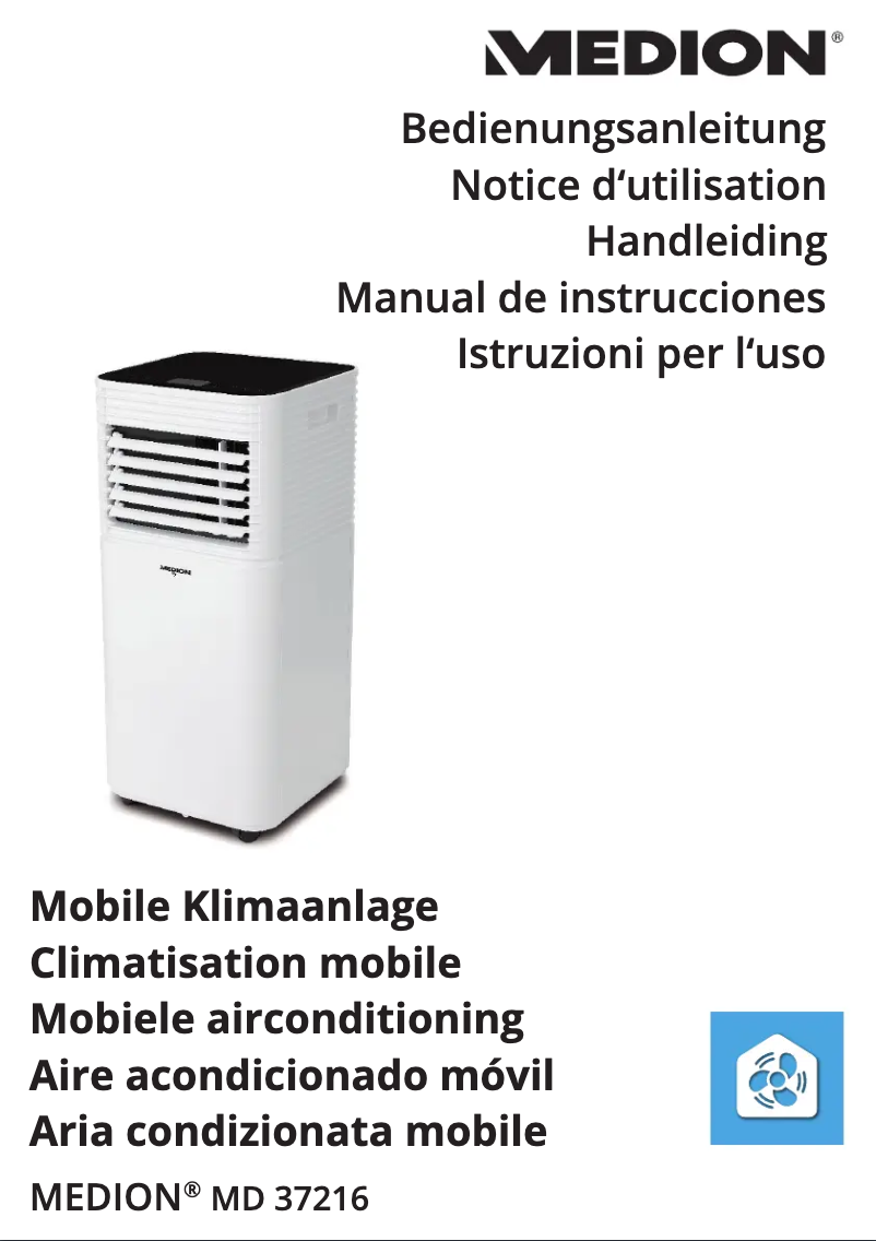 Page 1 de la notice Manuel utilisateur Medion MD 37216
