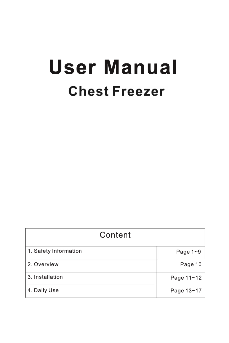 Page 1 of the manual User Manual Candy CCHM 100/N