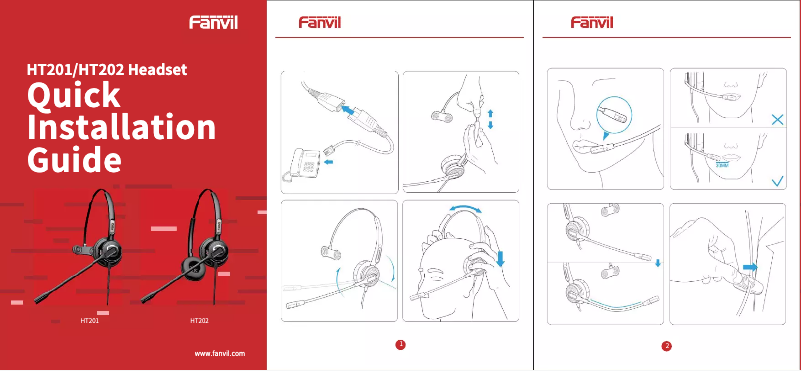 Página 1 del manual Manual de usuario Fanvil HT201