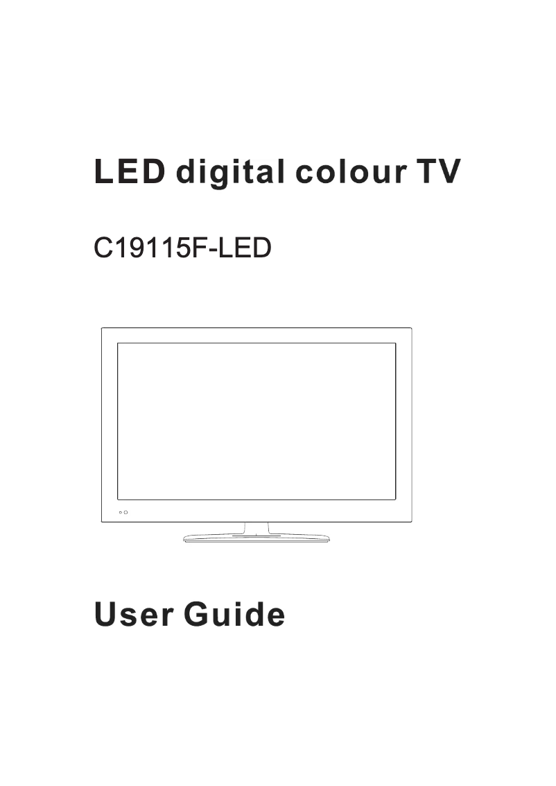 Página 1 del manual Manual de usuario Cello C19115F