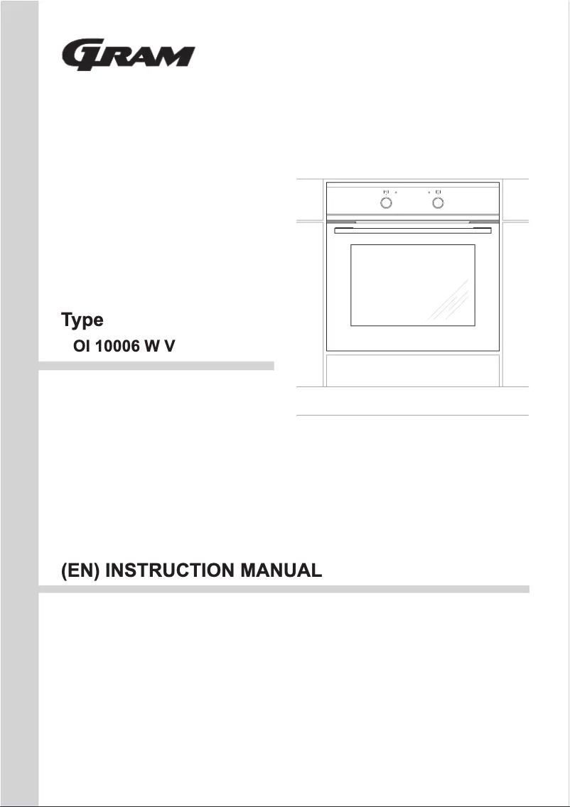 Page 1 of the manual User Manual Gram OI 10006 W V