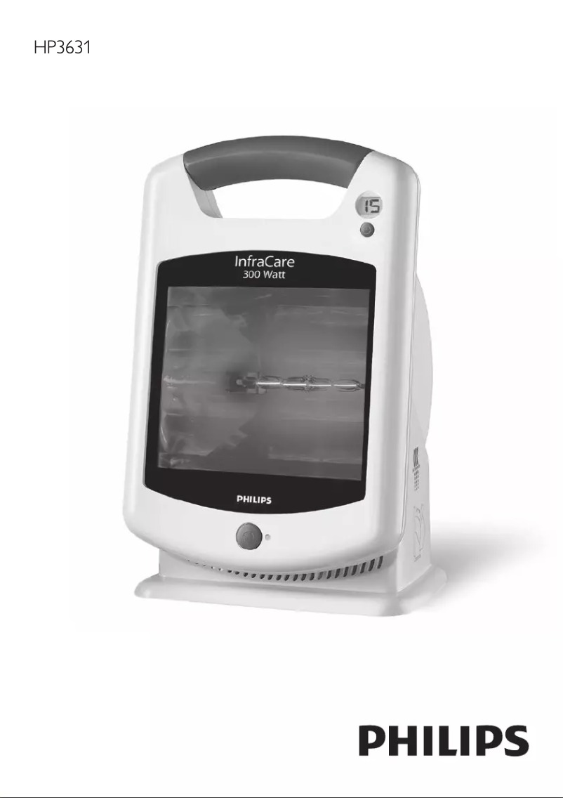 Page 1 de la notice Manuel utilisateur Philips InfraCare HP3614