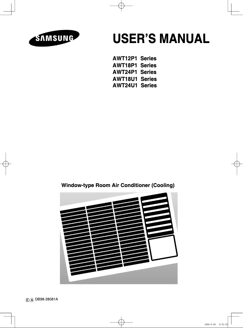 Página 1 del manual Manual de usuario Samsung AWT12P1B