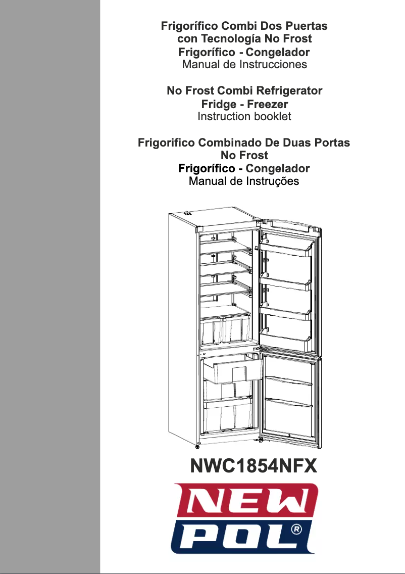 Page 1 de la notice Manuel utilisateur New Pol NWC1854NF