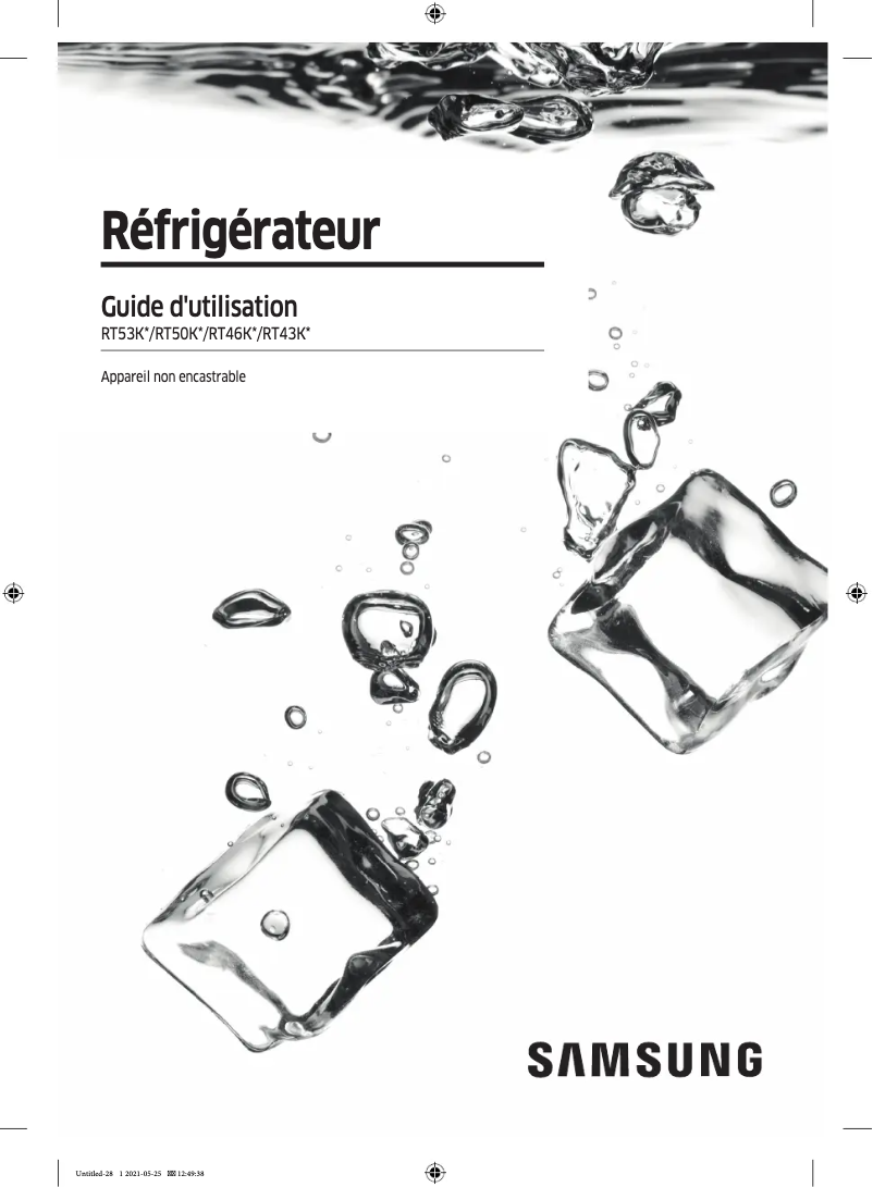 Página 1 del manual Manual de usuario Samsung RT46K6200S9