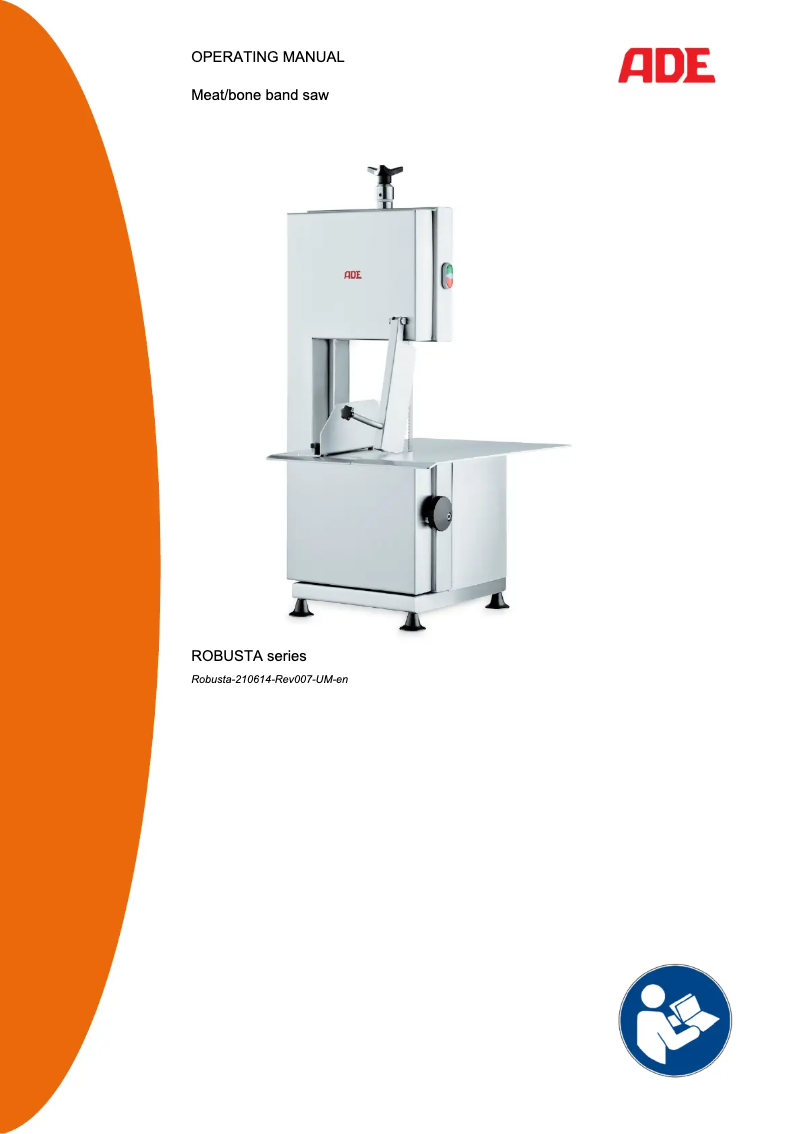 Page 1 de la notice Manuel utilisateur ADE Robusta 230