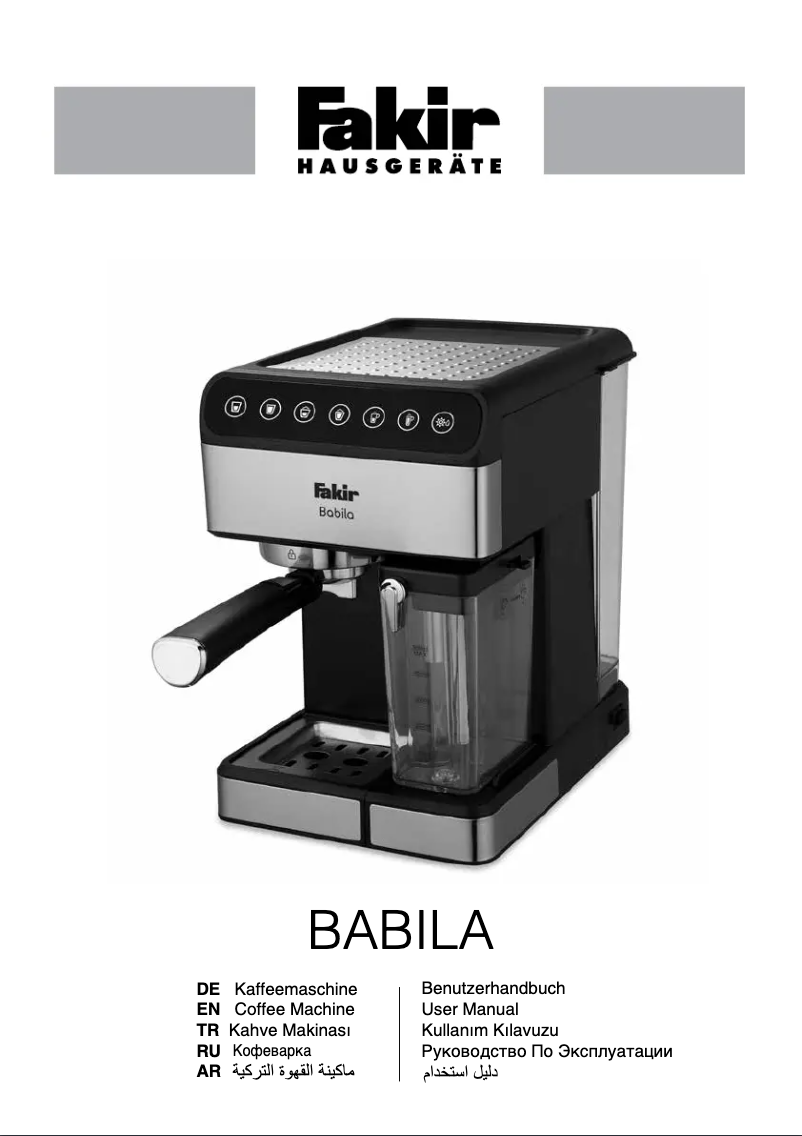 Page 1 de la notice Manuel utilisateur Fakir Babila