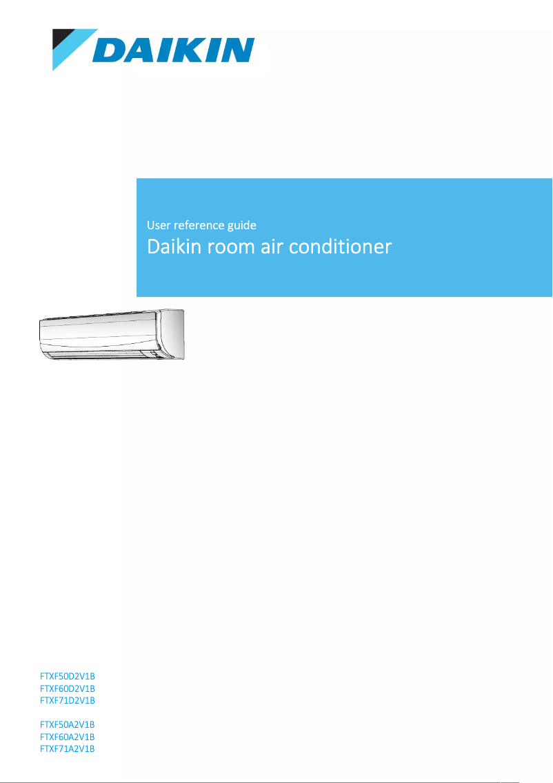 Página 1 del manual Manual de usuario Daikin FTXF35A2V1B