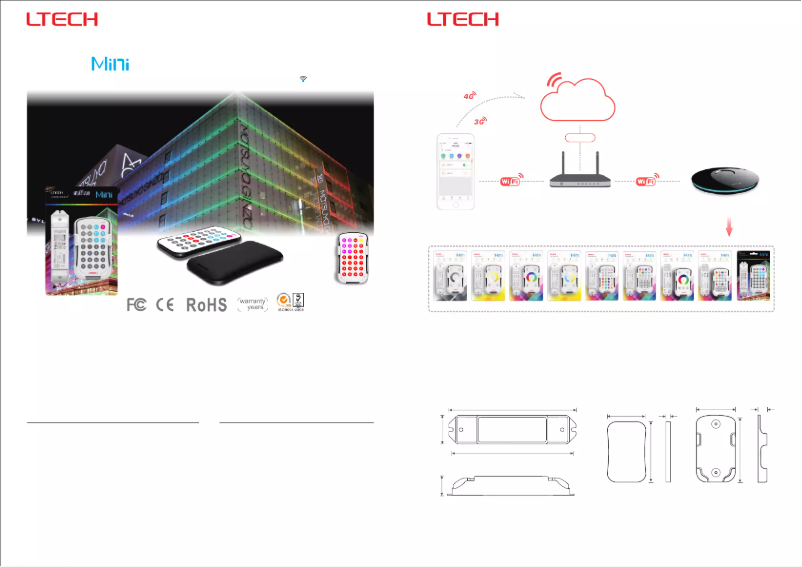 Page 1 de la notice Manuel utilisateur Ltech CHLSC19