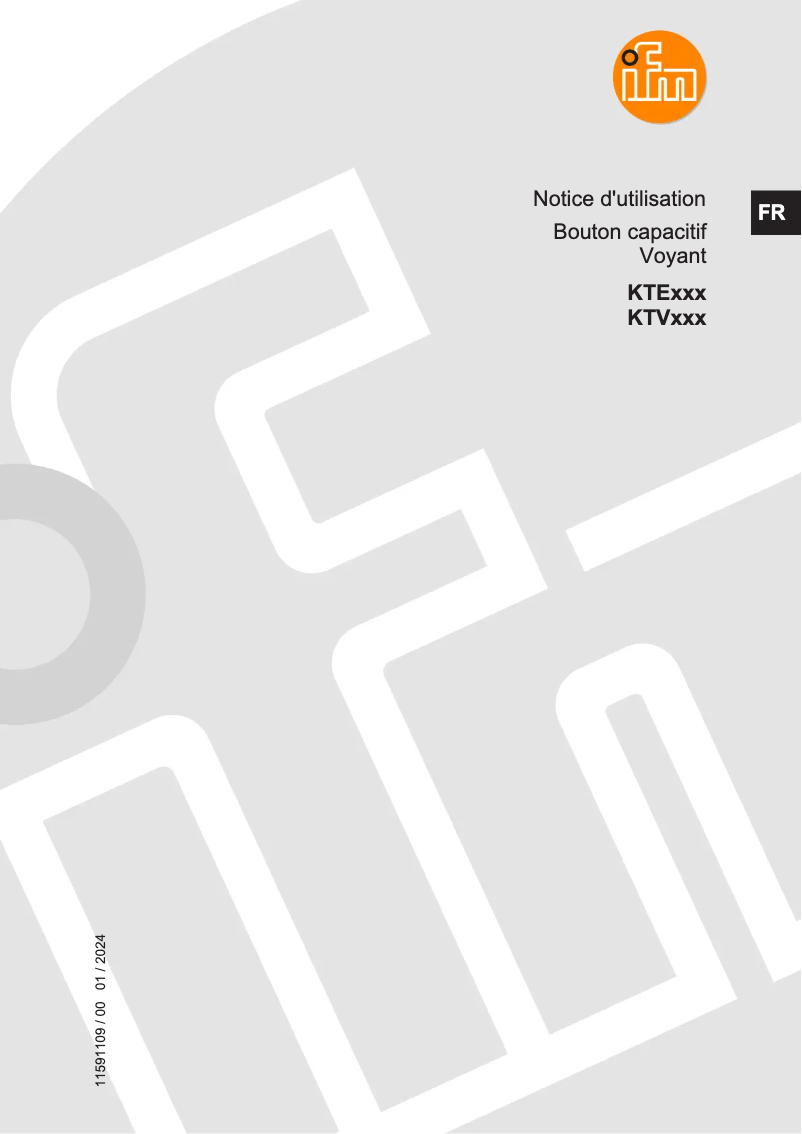 Página 1 del manual Manual de usuario IFM KTE102