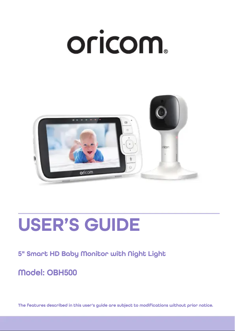 Página 1 del manual Manual de usuario Oricom OBH930