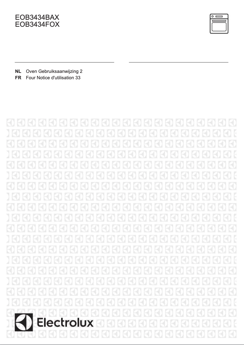 Page 1 de la notice Manuel utilisateur Electrolux EOB3434FOX