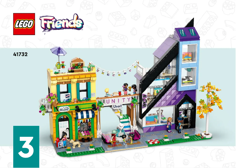 Page 1 de la notice Consignes visuelles Lego Friends 41732