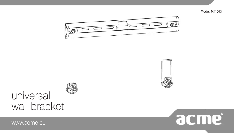 Page 1 of the manual User Manual Acme United MT109S