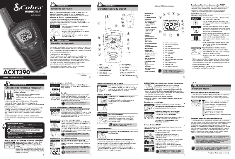 Página 1 del manual Manual de usuario Cobra ACXT345
