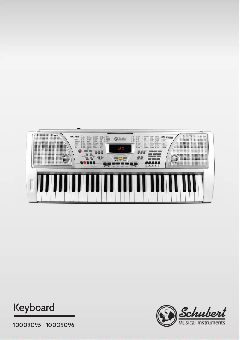 Page 1 of the manual User Manual Schubert Etude-61B