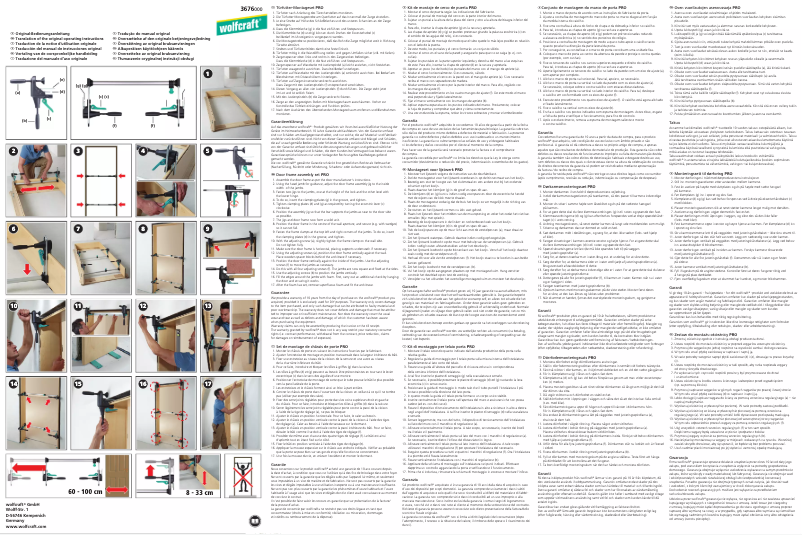 Page 1 de la notice Manuel utilisateur Wolfcraft 3676