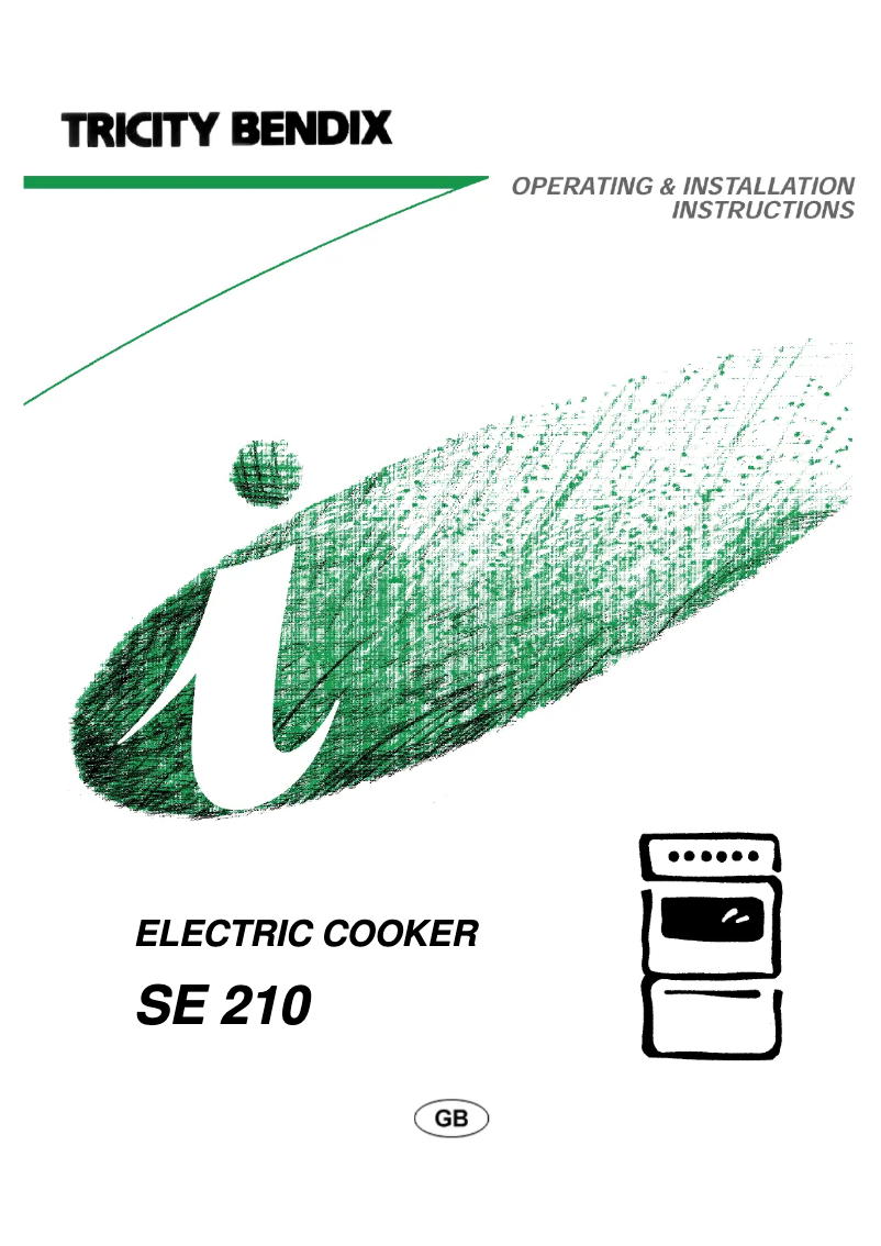 Página 1 del manual Manual de usuario Tricity Bendix SE210W