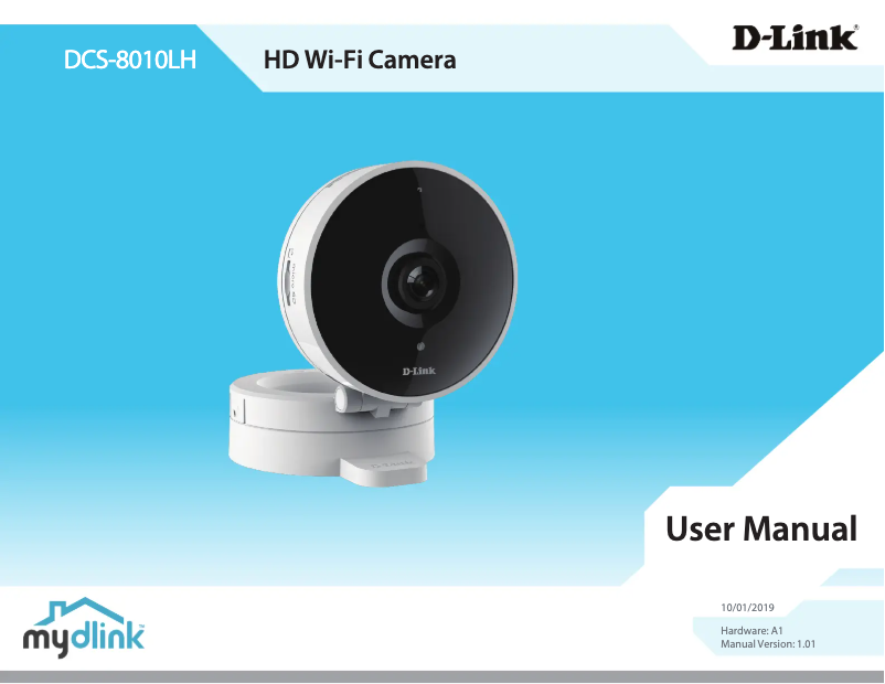 Page 1 de la notice Manuel utilisateur D-Link DCS-8010LH