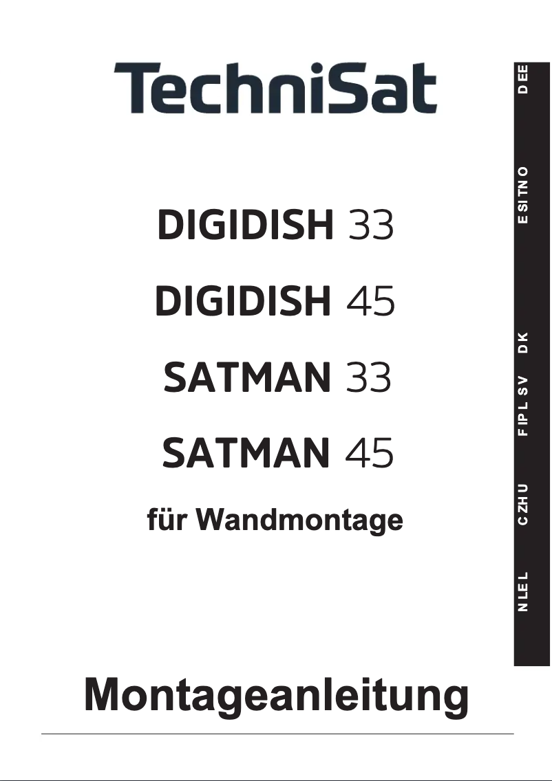 Page 1 de la notice Guide d'installation TechniSat DigiDish 33