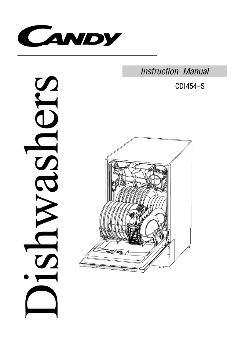 Page 1 of the manual User Manual Candy CDI 454-S