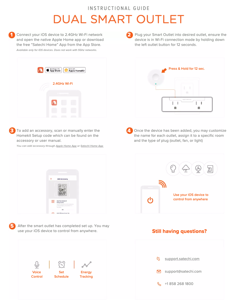 Página 1 del manual Manual de usuario Satechi ST-HK2OAW-EU