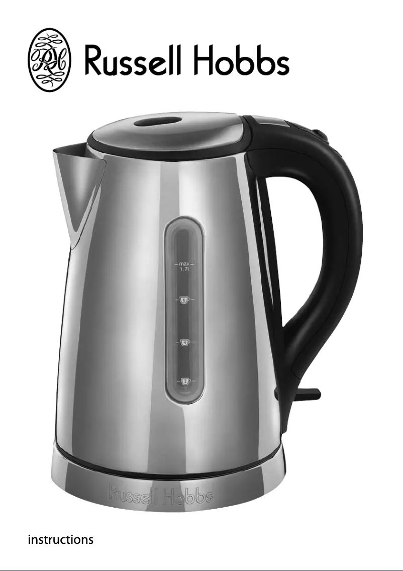 Page 1 de la notice Manuel utilisateur Russell Hobbs 18278