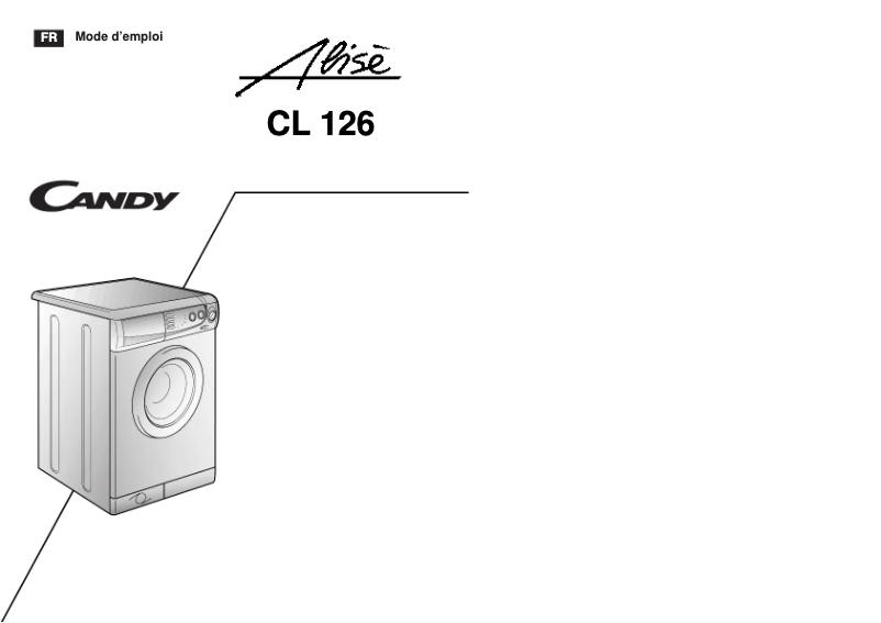 Página 1 del manual Manual de usuario Candy WDALCL126-47
