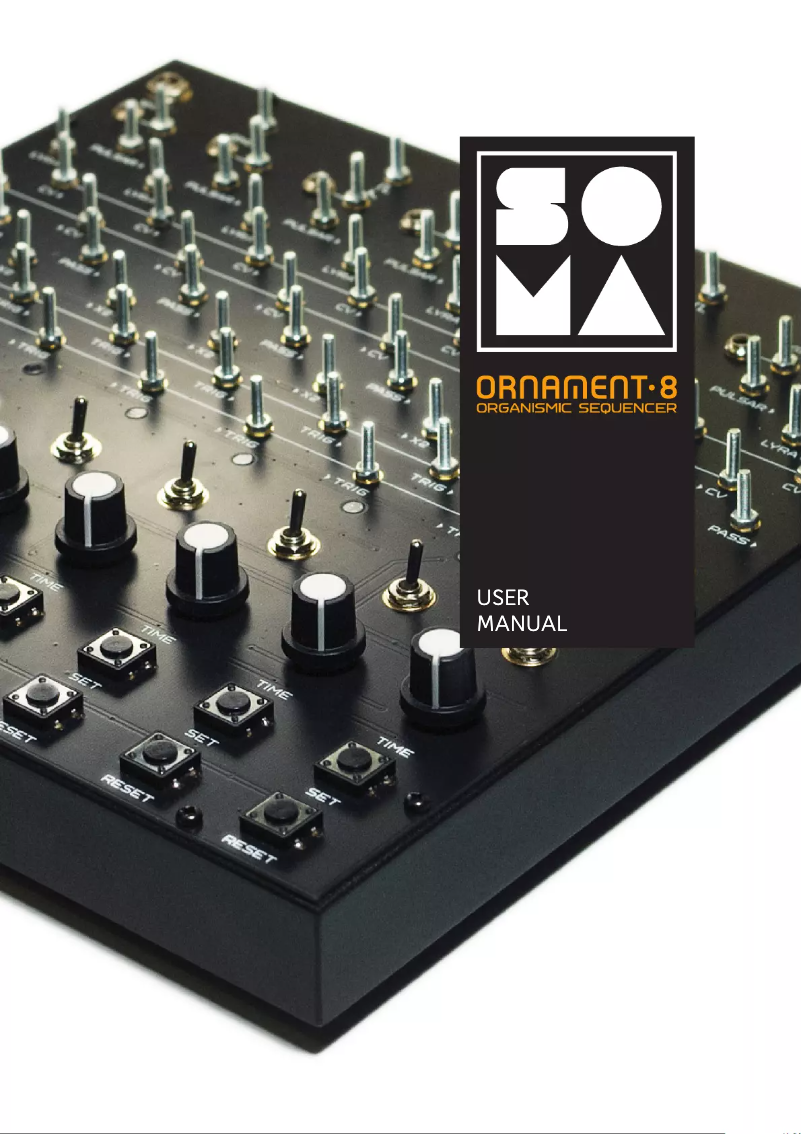 Page 1 de la notice Manuel utilisateur Soma Ornament-8