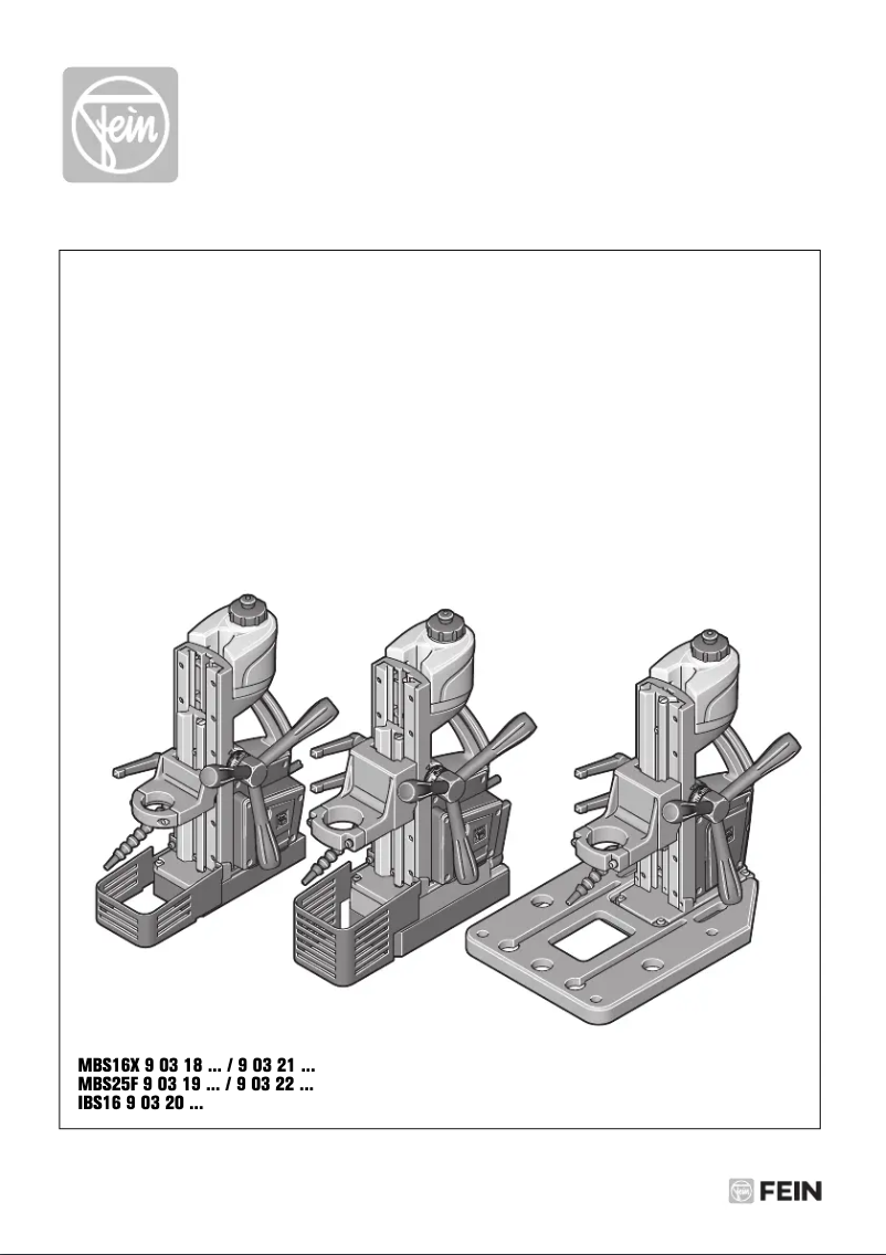 Page 1 de la notice Manuel utilisateur Fein IBS 16