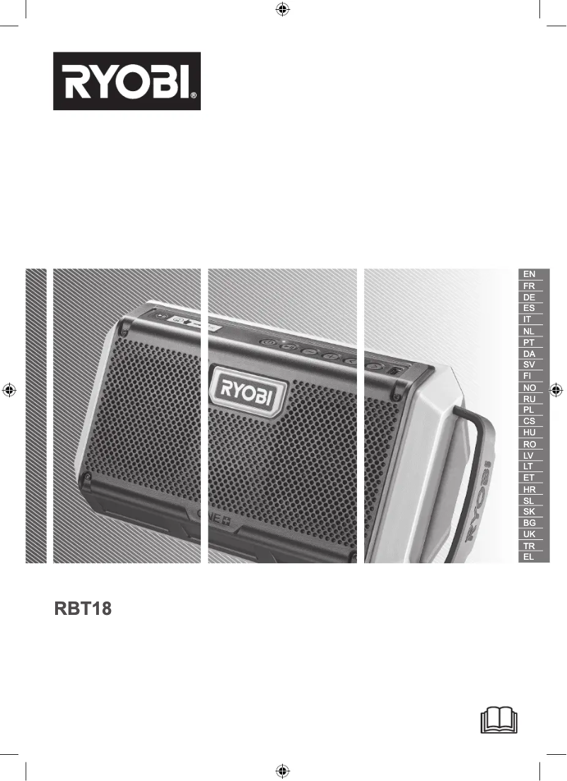 Page 1 of the manual User Manual RYOBI One+ RBT18