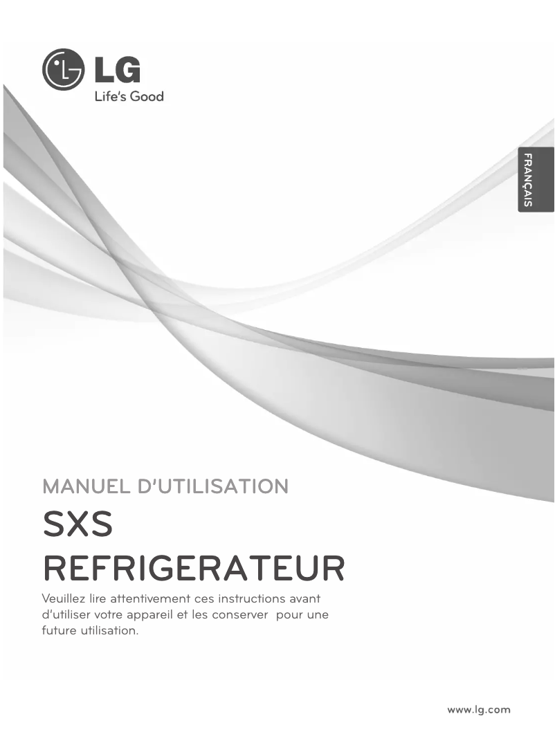 Page 1 de la notice Manuel utilisateur LG GC-151SA