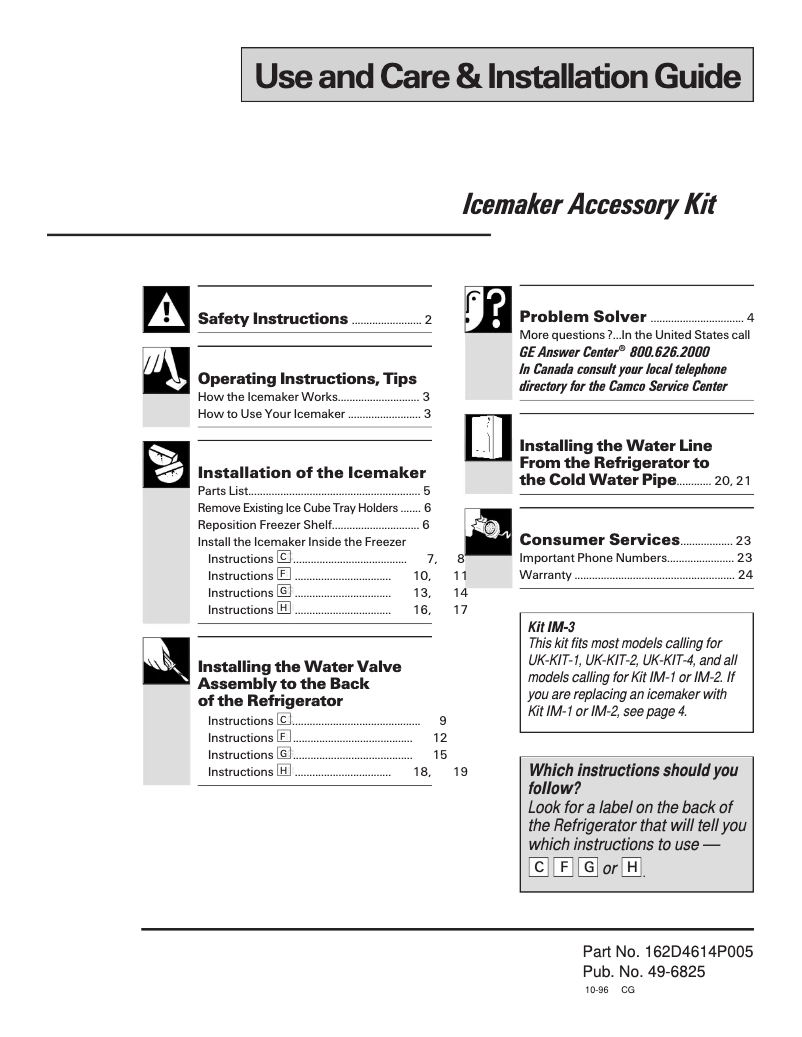 Image de la première page du manuel de l'appareil IM3