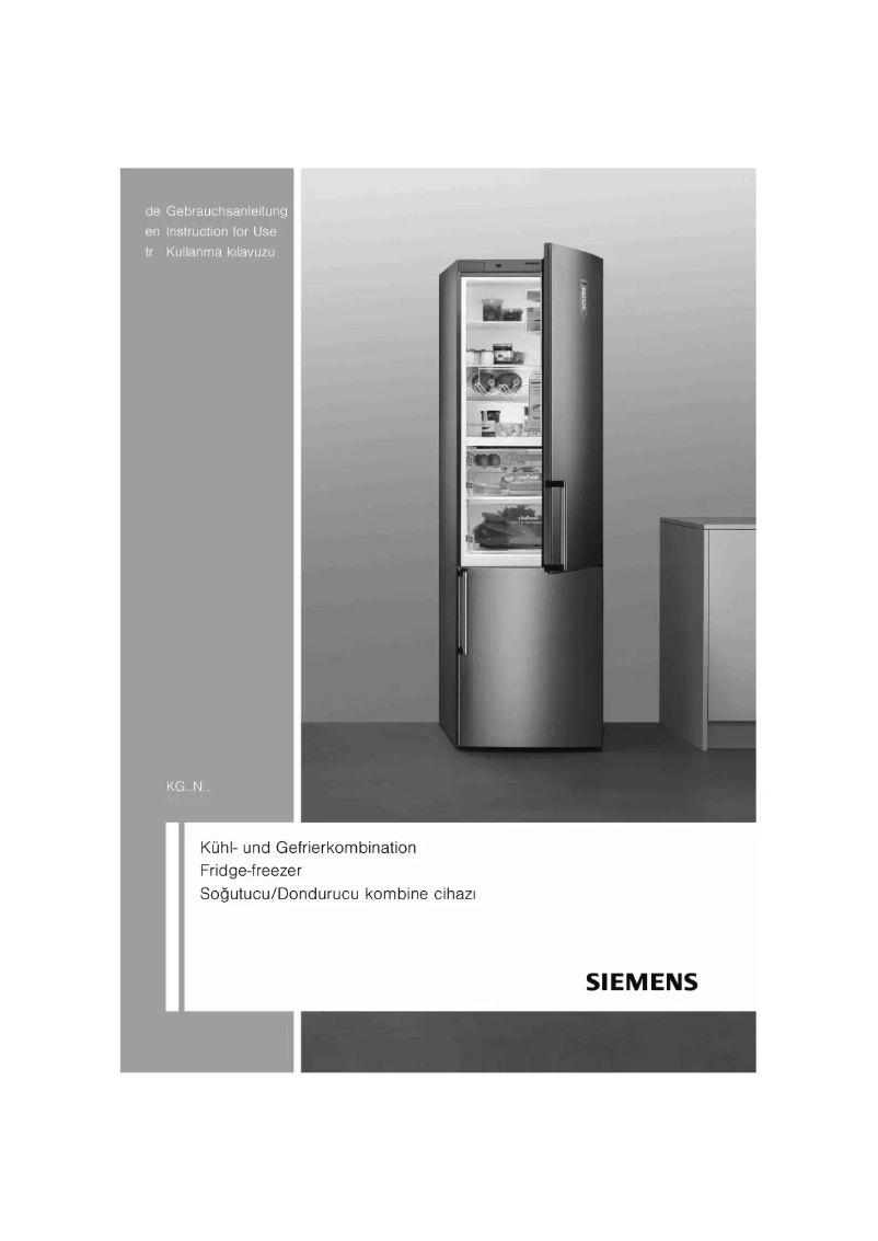 Page 1 de la notice Manuel utilisateur Siemens KG57NVI20N