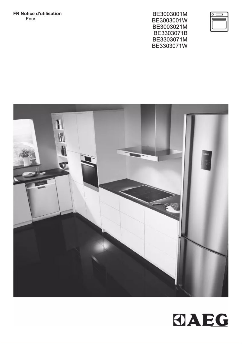 Page 1 of the manual User Manual AEG BE3003001