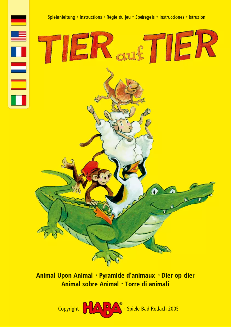 Página 1 del manual Manual de usuario HABA Tier auf Tier