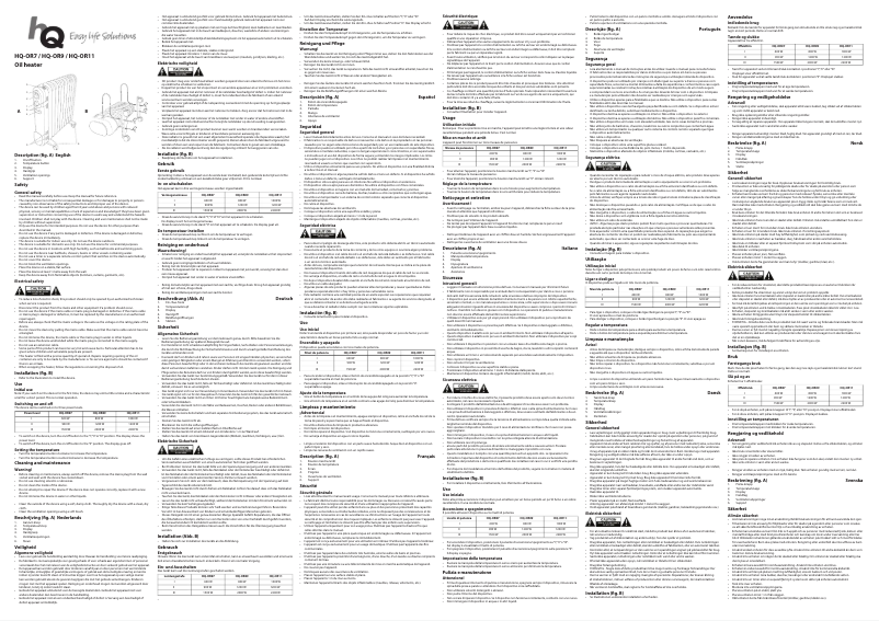 Page 1 of the manual User Manual HQ HQ-OR11