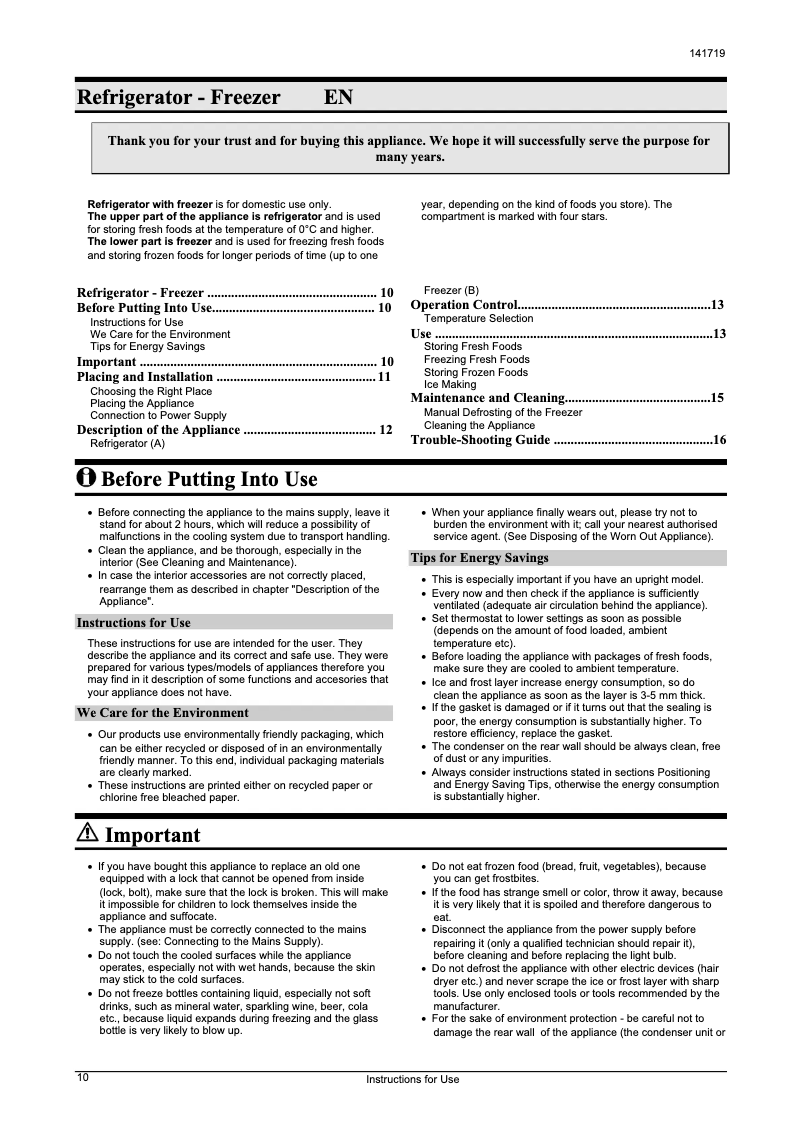 Page 1 de la notice Manuel utilisateur Gorenje RK6285OG