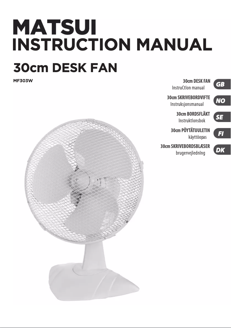 Página 1 del manual Manual de usuario Matsui MF303W