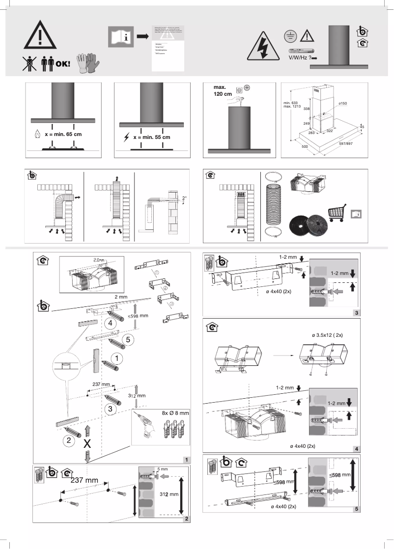 Page 1 de la notice Guide d'installation Etna AB690ZT