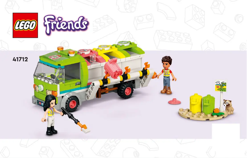 Page 1 de la notice Manuel utilisateur Lego Friends 41712