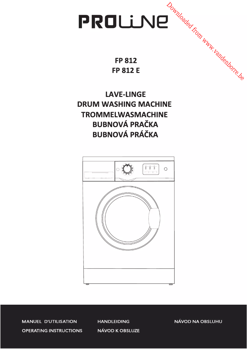 Página 1 del manual Manual de usuario Proline FP 812 E