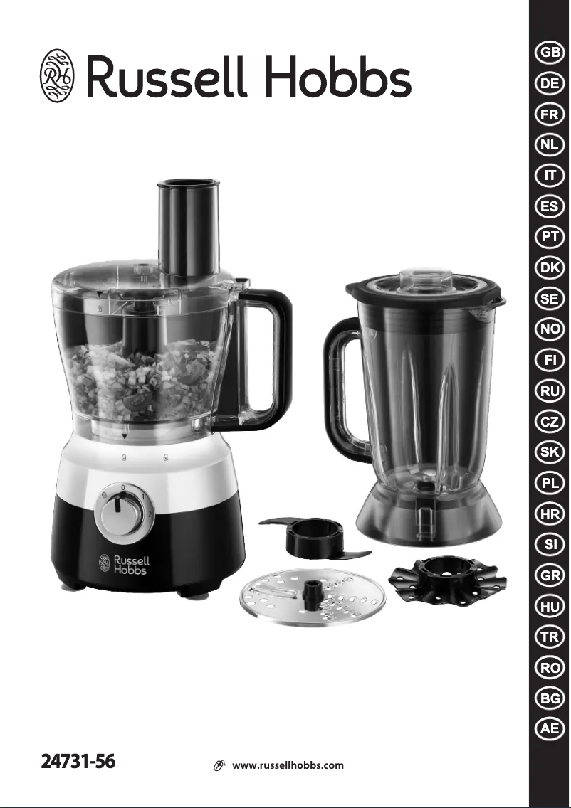 Page 1 of the manual User Manual Russell Hobbs Horizon