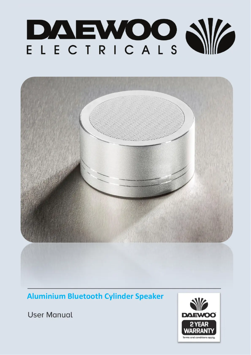 Page 1 de la notice Manuel utilisateur Daewoo AVS1347